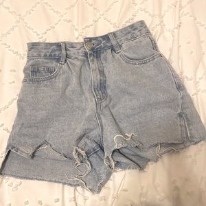 Light Denim Shorts